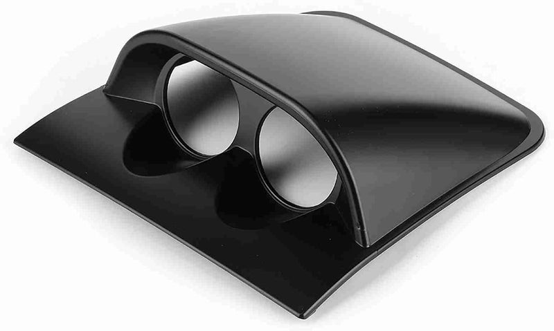 OUKENS Universal Black 2" 52mm Single Hole Gauge Dashboard Pod, ABS Plastic Car Dash Meter Cup Gauge Pod Mount Holder, Fit Most Cars, Trucks, Boats, 2 Hole Instrument Panel - Image 1